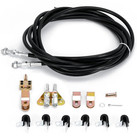 Universal Rear Parking Brake Cable Kit Emergency Brake Cable Kit Disc drum Parki