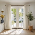 Curtain Rods 2 Pack 84 Inch Adjustable Heavy Duty Bronze Antique Lootkell Inches