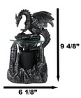 Ebros Smaug Castle Dragon Electric Oil Burner Tart Warmer Statue 9 5 h Figurine