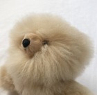 Alpaca Fur Brown Teddy Bear Plush Beige Lovey Furry Fuzzy Soft Soothing Doll 11   