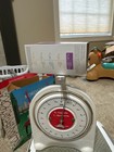 Vintage Ekco Mechanical Kitchen Scale White 5lb Capacity Retro Manual Food Scale