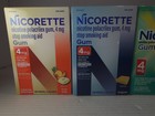 4 Boxes Nicorette 4 Mg White Ice Mint Fruit Chill Nicotine Gum-400 Count Exp 26 