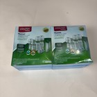 Playtex Nurser Baby Bottles Twin Pack W Silicone Pods Pump Adapters Liners Binky