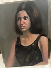 Lot Of 9 Vintage Oil On Canvas Portrait Paintings Of Women Female 