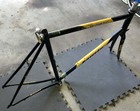 Jamis Eclipse Road Bike Frame   Fork 61cm 700c Black yellow Steel Frameset
