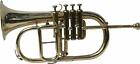 Flugel Horn  Bb 4 Valve Brass Professional Lightweight Learning Instruments Nice