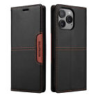 Flip Card Wallet Case For Iphone 16 Pro Max 15 14 13 12 Leather Kickstand Cover