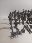 Marx Light Gray German Army Soldiers Wwii 54mm 1963 Lot Of 100