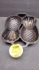 Lodge Cast Iron L2pp Double Pineapple Cake Pan Mold Brand New Free Shipping