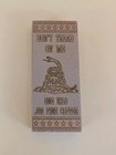 1 Kilo  999 Fine Copper Bar - Don t Tread On Me - Very Good Condition 