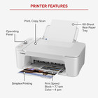 Pixma Ts3722 Wireless All-in-one Home Printer  With Pg-275 And Cl-276 Inks -sale