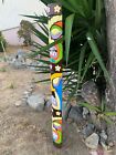 Tiki Totem Wood 3 Face Mask Tropical Patio Bar Decor  60 x 6-7   