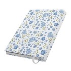 Book Cover Stretchable Jacket Fits Most Hardcover Textbooks 1 Pack Blue Flower