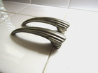 Vintage Chrome Heavy Pull Stair Stepped Face Cabinet   Car Door Handle