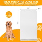 1 Pack Dog Door Replacement Flaps Compatible With Ruff Weather Xl Dog Door Sturd