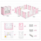 Foldable Baby Playpen Kids 18 Panel Safety Play Center Yard Home Pen Fence