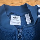 Adidas Big Boys Polar Fleece Blue Jacket Size M Kids Youth