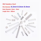  Wire Dia 0 2 0 3 0 4mm Compression Spring 304 Stainless Steel Pressure Springs
