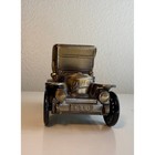 Vintage Banthrico 1910 Stanley Steamer Car Metal Coin Bank South Holland Trust