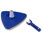 Pool Central 10 5  Triangular Weighted Swimming Pool Vacuum Head - Swivel Cuff