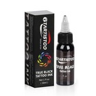Premium Black Tattoo Ink 1oz  30ml  - Professional Quality  Long-lasting Formula