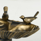 Outsunny 32 Antique Bird Bath With Pedestal Flower Planter Base  Vintage Style D