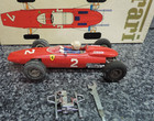 Vintage Cox Slot Car Formula 1 Ferrari 1 24th Scale Box Runs Red