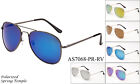 Classic Polarized Sunglasses Vintage Retro Pilot Top Gun Spring Hinged Uv 100 