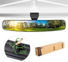 Golf Cart Mirror extra Wide Panoramic Rear View Mirrors For Yamaha Ezgo Club Car