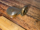 Vintage Bronze Single Block 1 1 2  Pulley  7 16  Line W nice Patina