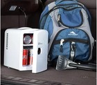 Uber Appliance 6-can Mini Fridge Cooler And Warmer Matte Black
