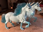 Breyer Paddock Pals 2unicorns Sugarsparkle Cottoncandy Scented Turquoise Sparkle