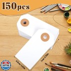 150pcs Blank Shipping Tag  2 3 4 X 1 3 8 Inches Manila Label Tags With String