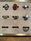 Large Lot Of 19 Beautiful Sterling Silver Rings - 925  101 Grams 