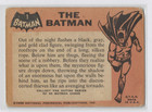 1966 Topps Black Bat  1 Batman Low Grade Poor
