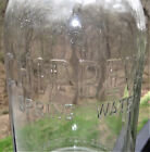 Chippewa Falls Spring Water Bottle Jar 1 2 Gallon Glass Wisconsin Vtg Antique