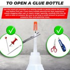 Y allcandiy Super Glue For Leather - - Adhesive 1 Pack  Clear 