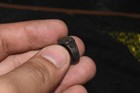 Ancient Roman Solid Silver Ring With Decorated Bezel In Perfect Condition