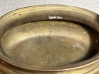 Vintage Solid Brass Swan Handle Centerpiece Bowl Planter 14    India Heavy Decor