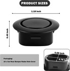 10pcs Car Rear Bumper Plugs For Radar Hole durable Bumper Hole Plugs Cover For