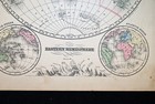 1866 Mcnally Map Eastern Hemisphere Antique Hand Colored Geography Atlas