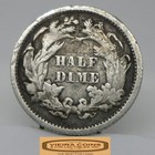 1872 Seated Liberty Silver Half Dime -  c49429nq