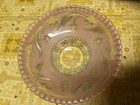 Vintage Pink Frosted Glass Ceiling Light Fixture Shade Deco 3 Hole 10 1 4 