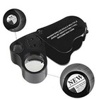 Jarlink 30x 60x Illuminated Jewelers Eye Loupe Magnifier  Foldable Jewelry
