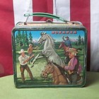 Bonanza Metal Lunch Box Aladdin No Thermos 1963 Western Tv Series Michael Landon