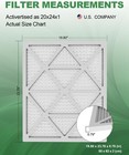 20 X 24 X 1 Merv 8 Pleated Air Filter Fpr 5  6 Packs Air Filters Replacement