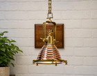 Vintage Nautical Copper Brass Pendant Light Maritime Industrial Ceiling Lamp