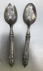 Vintage Godinger Silver Plated Serving Fork And Spoon   see Description  