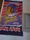 Michael Jackson Signed 1984 Topps Wax foil Sealed  Pack Coa hologram  rare Nm mt