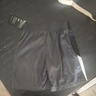 Nike Boys Basketball Athletic Shorts Black white Colorblock Mesh Xs Ah6872-011